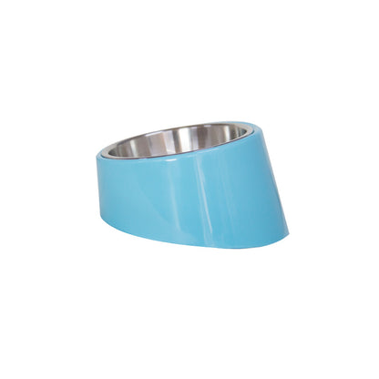 Inclined Stainless Steel Bowl for Dogs and Cats