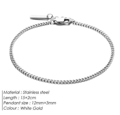 Men's Stainless Steel Titanium Steel Bracelet