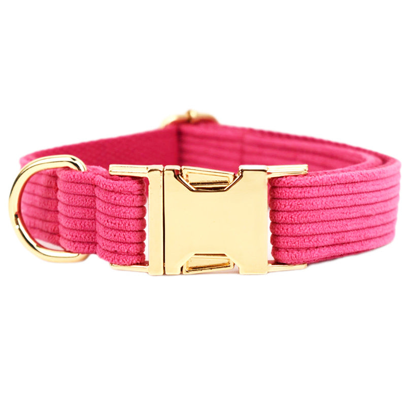 Velvet Fabric Dog Pet Collar