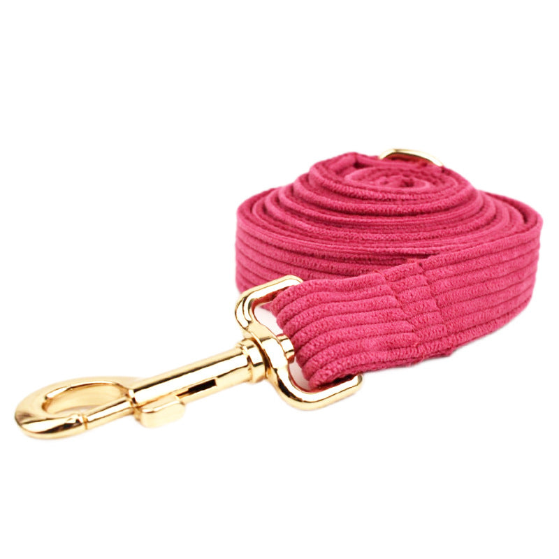 Velvet Fabric Dog Pet Collar