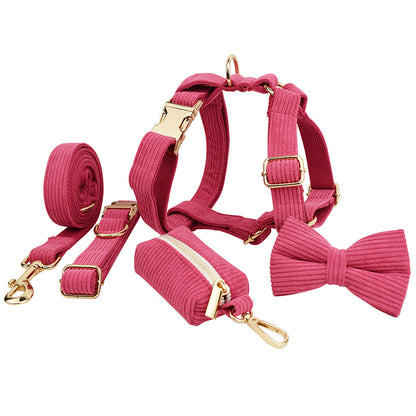 Velvet Fabric Dog Pet Collar