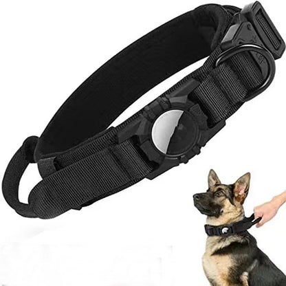 "Protective Dog Item for AirTag Positioning"