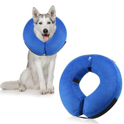 Fashionable Dog Collar - Inflatable Warm Neck Circle