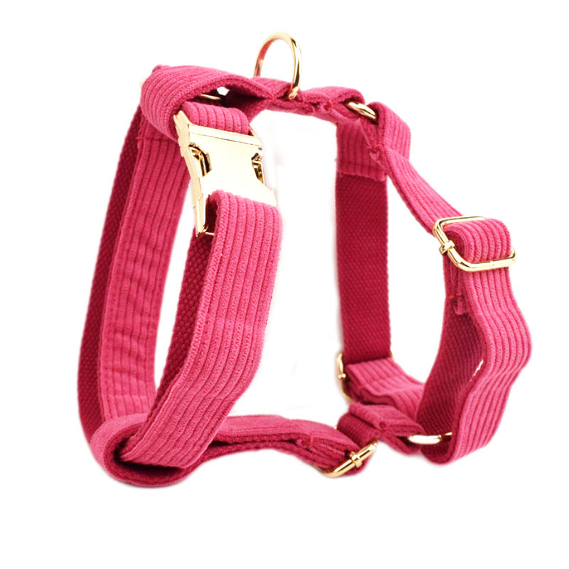 Velvet Fabric Dog Pet Collar
