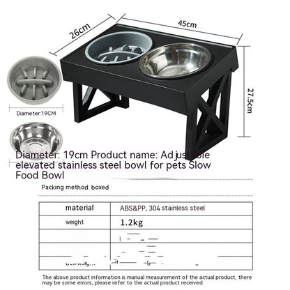 Elevated Steel Dog Bowl